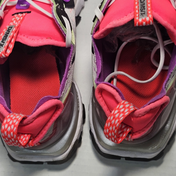 Nike React Vision Shoes Boys Sz 6 White Red Athletic Trainers Sneakers - Picture 8 of 13